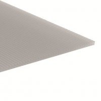 ACRYL Doppelstegplatte - Struktur glatt - 1200mm breite - 16mm Stärke - glasklar / transparent - Stegdoppelplatte VLF-SDP16-AC