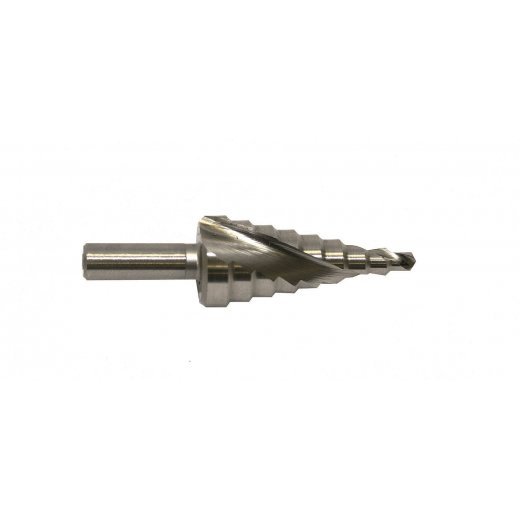 Montagezubehör  - Profi Stufenspiralbohrer HSS - 2 Schneiden - 4 bis 20mm - Einschalige Lichtplatten - Montagezubehör