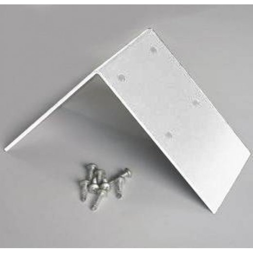 FPV - ALU Firstprofilverbinder mit Schrauben - SET - weiss RAL 9016 - Zubehör - Stegplatten