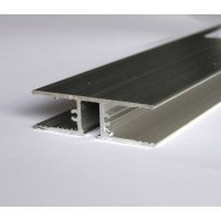 HP10 - Aluminium H-Profil - 70mm breit - pressblank - Zubehör - Stegplatten