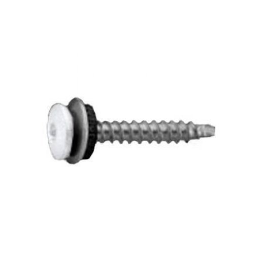 PAN - Torx Schrauben - 4,8 x 60mm - selbstschneidend - weiss RAL 9016 - 100 Stück - Zubehör - Stegplatten