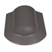 Walmendstück - Formteil aus Kunststoff - Grat-/ Walmabschluss Tonnenfirst - Formteile aus Kunststoff