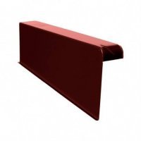 Ortgangblech Stahl - für Pfannenprofil 2/1060 - 0,50mm Stärke - 60 µm TTHD - Windschutz - Ortgang
