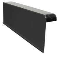 Ortgangblech Stahl - für Pfannenprofil 2 / 1060 - 0,50mm Stärke - 35 µm Mattpolyester - Windschutz - Ortgang