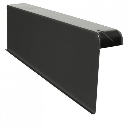 Ortgangblech Stahl - für Pfannenprofil 2 / 1060 - 0,50mm Stärke - 35 µm Mattpolyester - Windschutz - Ortgang