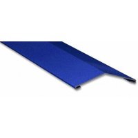 Firstblech flach - Stahl -  2000 x 145 x 145mm - 0,50mm Stärke - 25 µm Polyester - Firstblech