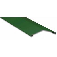 Firstblech flach - Stahl -  2000 x 145 x 145mm - 0,50mm Stärke - 25 µm Polyester - Firstblech