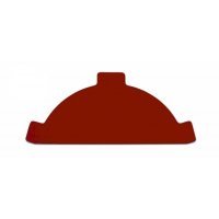 Firstblechendstück - Stahl - 0,50mm Stärke - 25µm Polyester - Firstblech