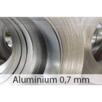 Flachbleche - Aluminium - 0,70 mm Stärke - 1250 mm Breite - 25µm Polyester Beschichtung - Preis pro m²