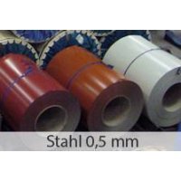 Flachbleche - Stahl - 0,50mm Stärke - 60µm TTHD Beschichtung - Flachbleche