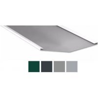 Kehlblech - Aluminium - 2000 x 490 x 490mm - 150° - 0,70m Stärke - 25 µm Polyester - Kehlblech