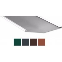 Kehlblech - Stahl - 2000 x 490 x  490mm - 150° - 0,50mm Stärke - 60 µm TTHD - Kehlblech