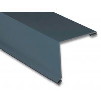 Pultabschluss - Stahl - 2000 x 115 x 115mm - 90° - 0,50mm Stärke - 25µm Polyester - Pultabschluss