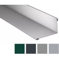 Wandanschluss - Aluminium - 2000 x 220 x 150mm - 95° - 0,50mm Stärke - 25µm Polyester - Wandanschluss