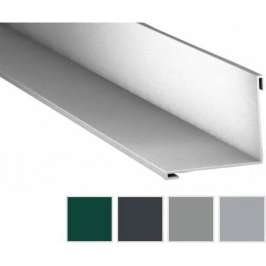 Innenecke - Aluminium - 2000 x 115 x 115mm - 90° - 0,70mm Stärke - 25 µm Polyester - Innenecke