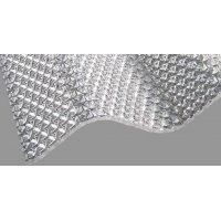 ACRYL Lichtplatte - Struktur Wabe - Sinus 76/18 - Stärke 3,0mm - glasklar / transparent - glasklar / transparent